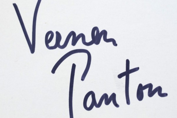1998 Verner Panton autograph 1