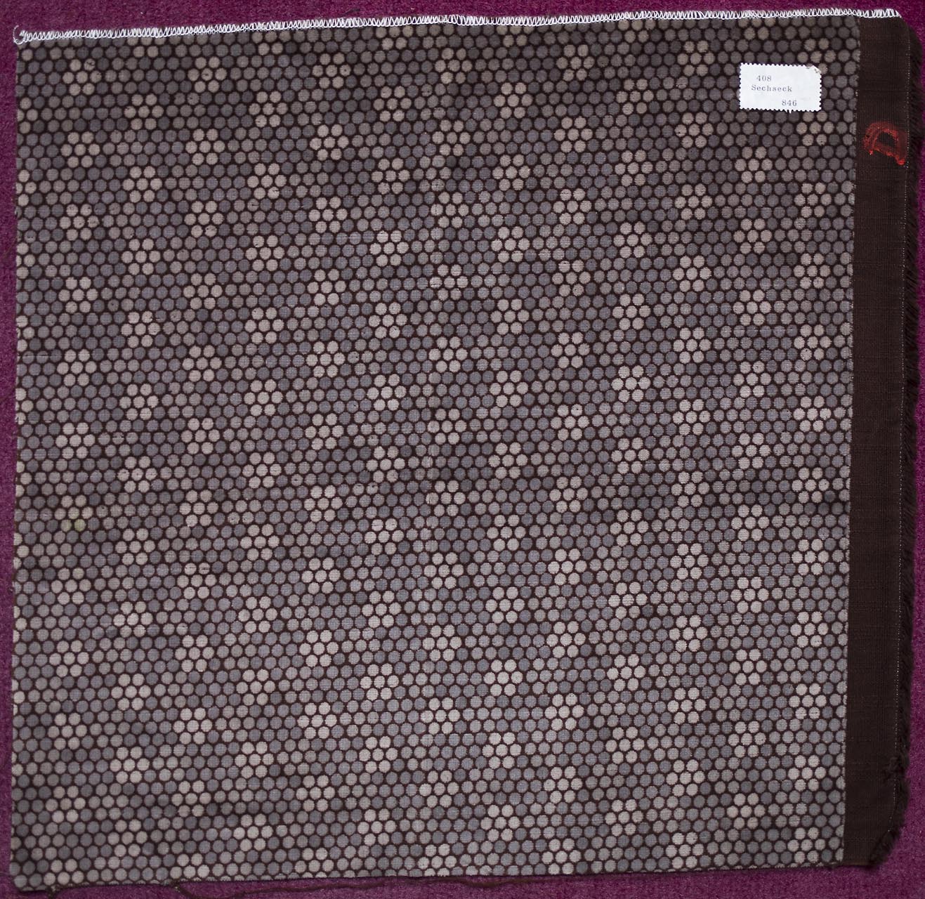 1978 Sechaeck velour fabric